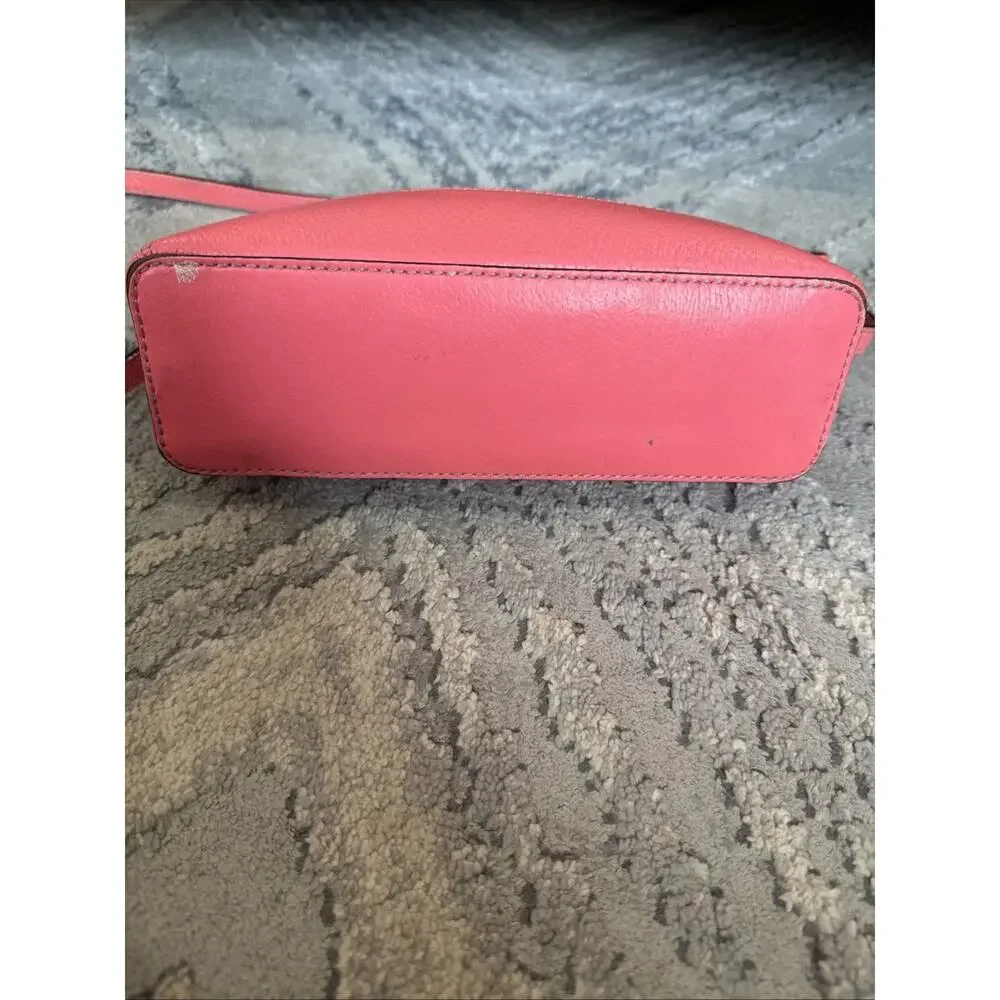 Watermelon Pink Kate Spade Dome Crossbody Purse